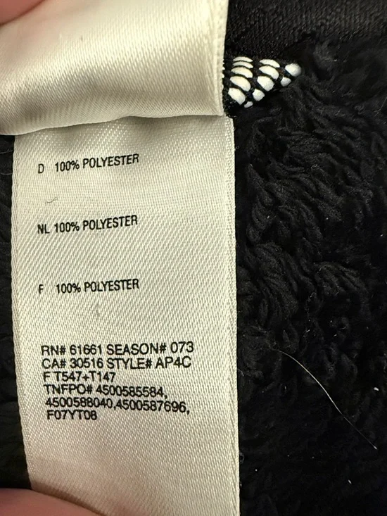 The North Face Black Plush Half-Zip Fleece Pullover - Picture 5 of 8